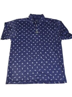 Greater Half Sex Ed Polo Shirt Golf Quick Dry Navy Blue Naughty Men's Large